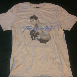 Muhammad Ali grey T-shirt